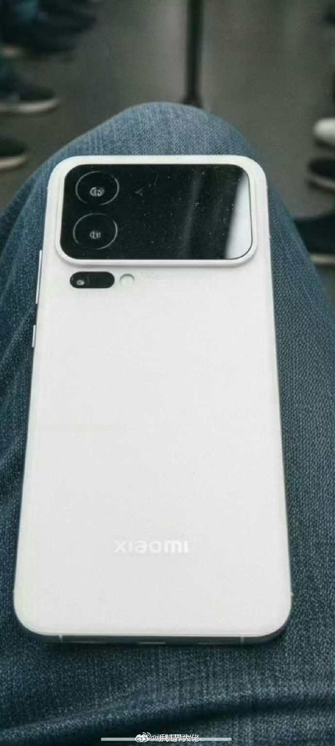 rear screen seen on a supposed Xiaomi 16 Pro Max