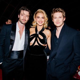 Patrick Schwarzenegger, Kendall Jenner and Joe Alwyn at the Academy Museum of Motion Pictures 4th Annual Gala in Los Angeles.