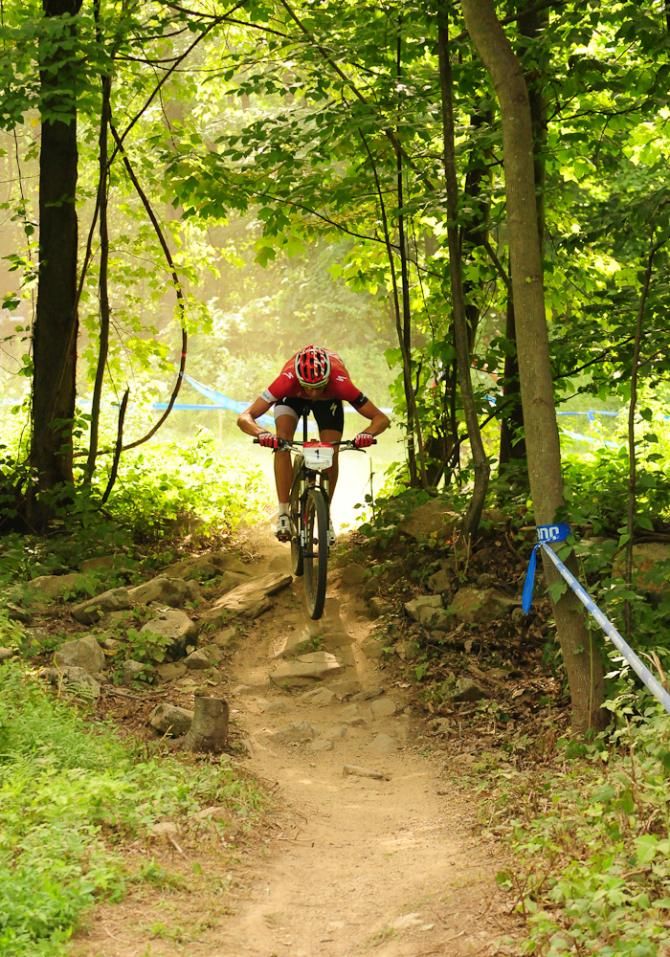 Todd Wells (Specialized) off the front of the race