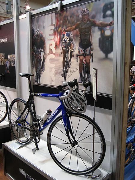 Merckx's personal bike was displayed
