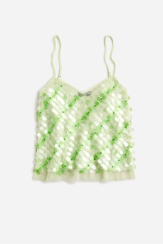 Collection Layered Sequin Tank Top