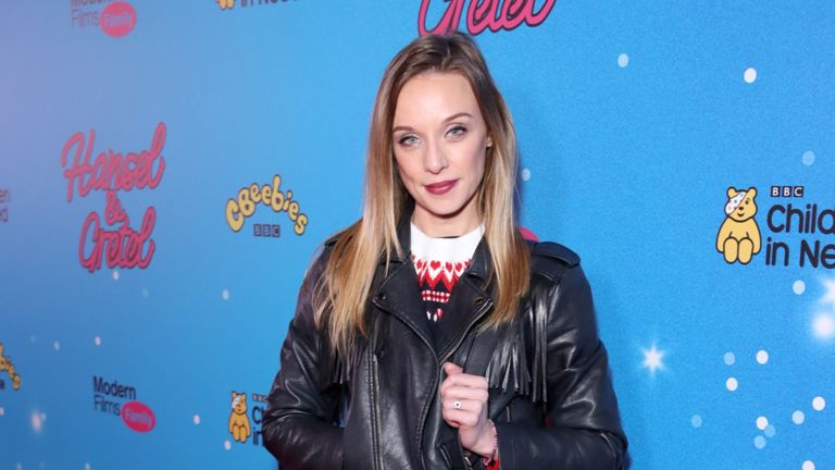 Anna Nightingale attends the "Cbeebies Christmas Show: Hansel & Gretal" UK Premiere at Cineworld Leicester Square on November 24, 2019 in London, England.
