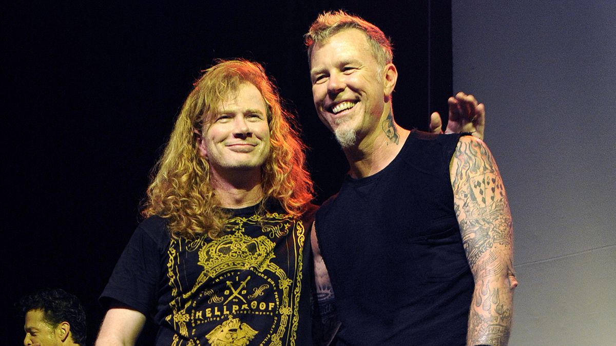 Dave Mustaine and James Hetfield