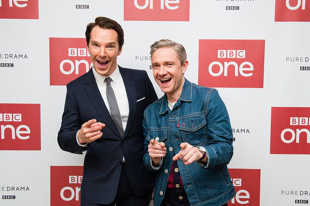 Benedict Cumberbatch and Martin Freeman