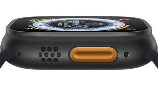 Render of alleged Apple Watch Ultra 2 design in dark titanium