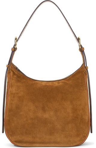 Pine Suede Hobo Bag