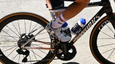 Remco Evenepoel wearing what could be a new Specialized S-Works road shoe