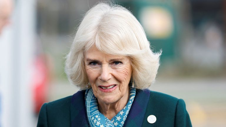 Camilla, Duchess of Cornwall arrives to visit Medway Aircraft Preservation Society 