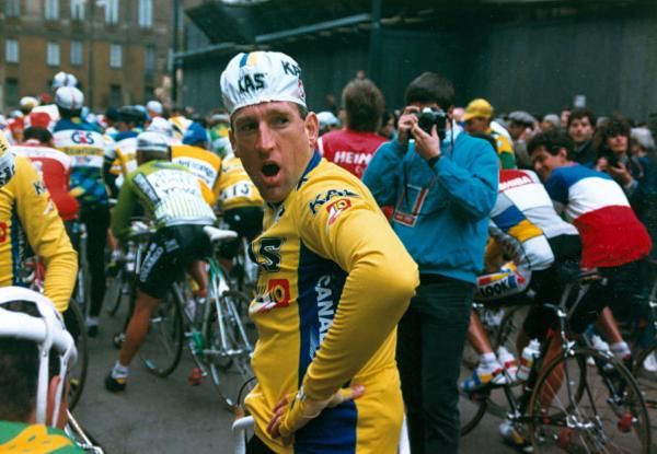 Sean Kelly before the start
