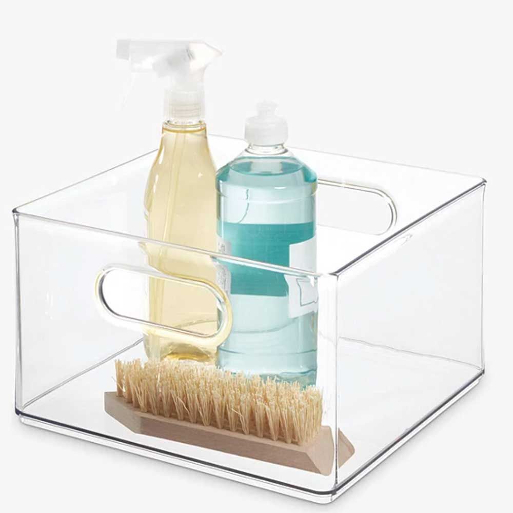 clear storage basket