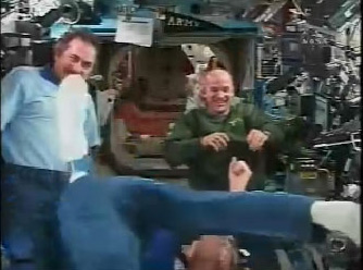 ISS Crew Gets a ‘Kick’ From Soccer Team Call