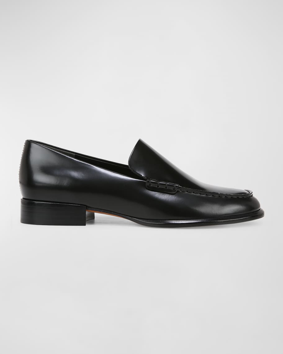 Naomi Sleek Leather Loafers