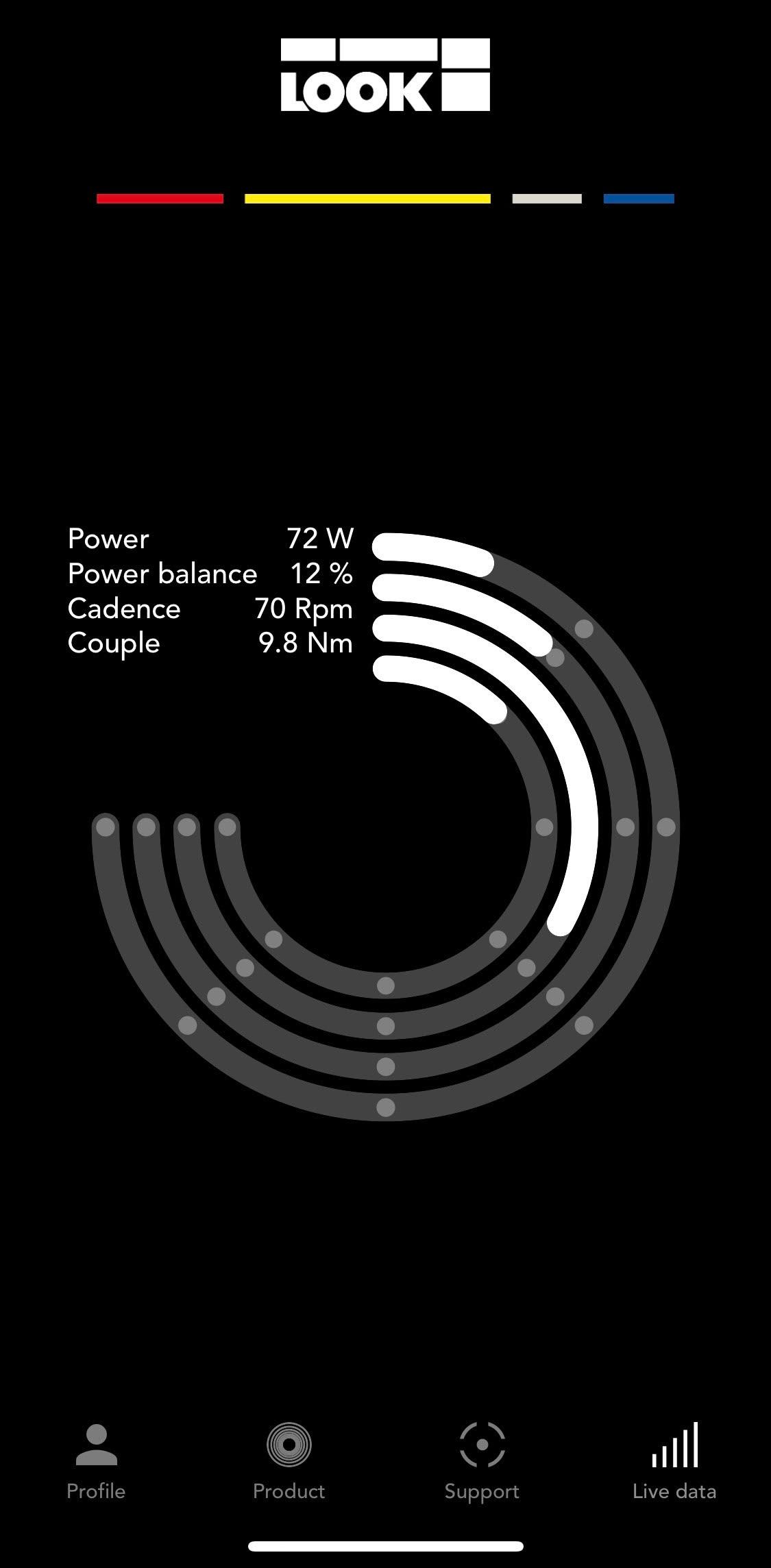 Look X-Track power meter pedal app