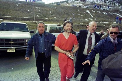 The Unabomber while in FBI custody. 
