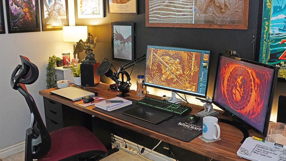 This simple setup was all I needed to finally kit out my perfect art studio