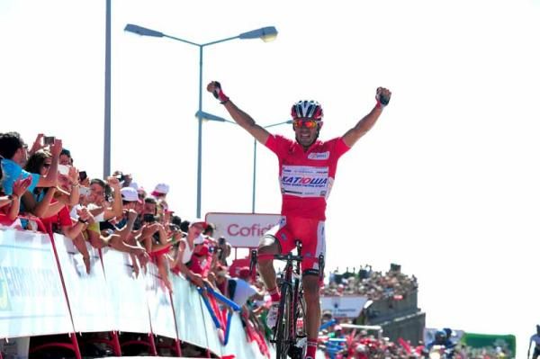 Joaquim Rodriguez (Katusha) sprinted clear to take the win