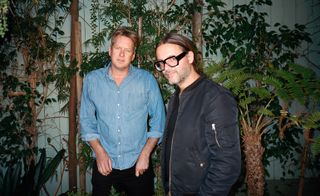 Artist Doug Aitken (left) and Parley for the Oceans founder Cyrill Gutsch
