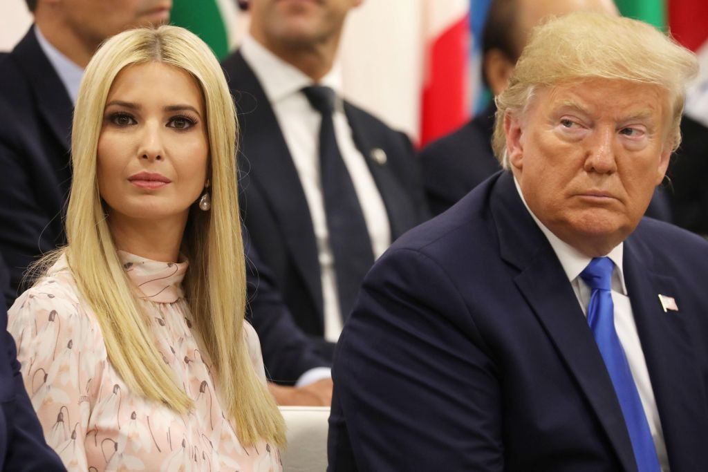 Ivanka Trump and President Trump