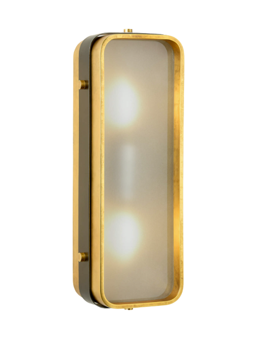 Tavish Outdoor Aged Brass Wall Sconce