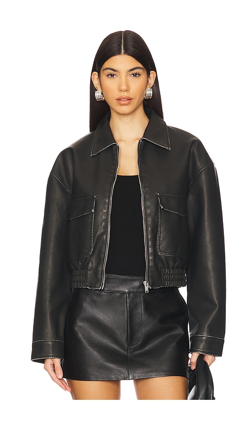 Lolo Faux Leather Jacket