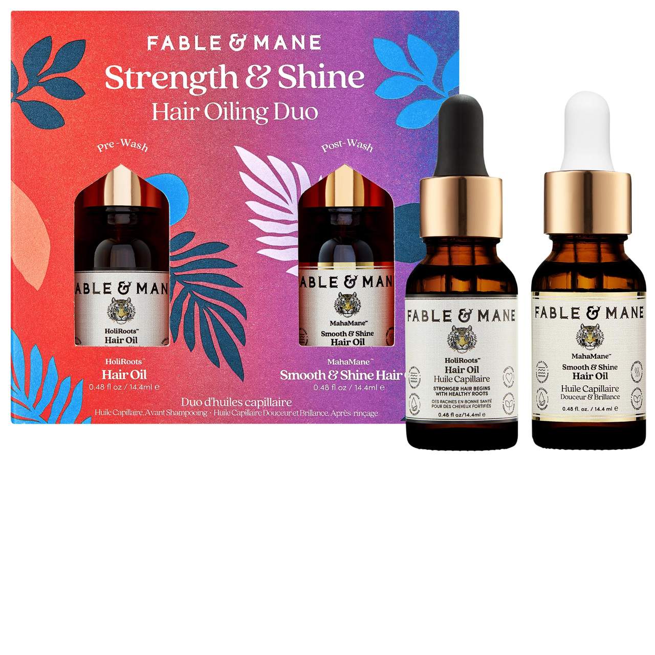 Mini Strength &amp;amp; Shine Hair Oiling Duo