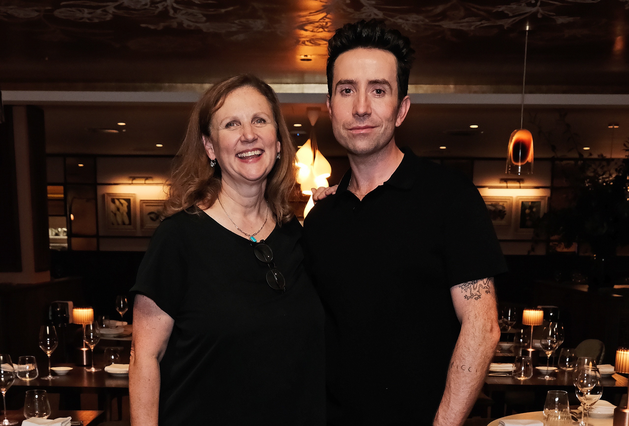 Angela Hartnett and Nick Grimshaw