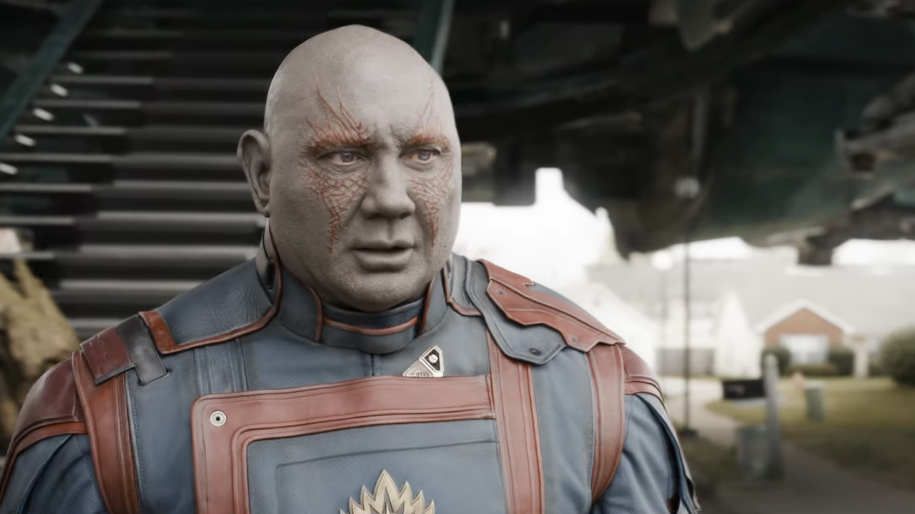 Dave Bautista als Drax in Guardians 3