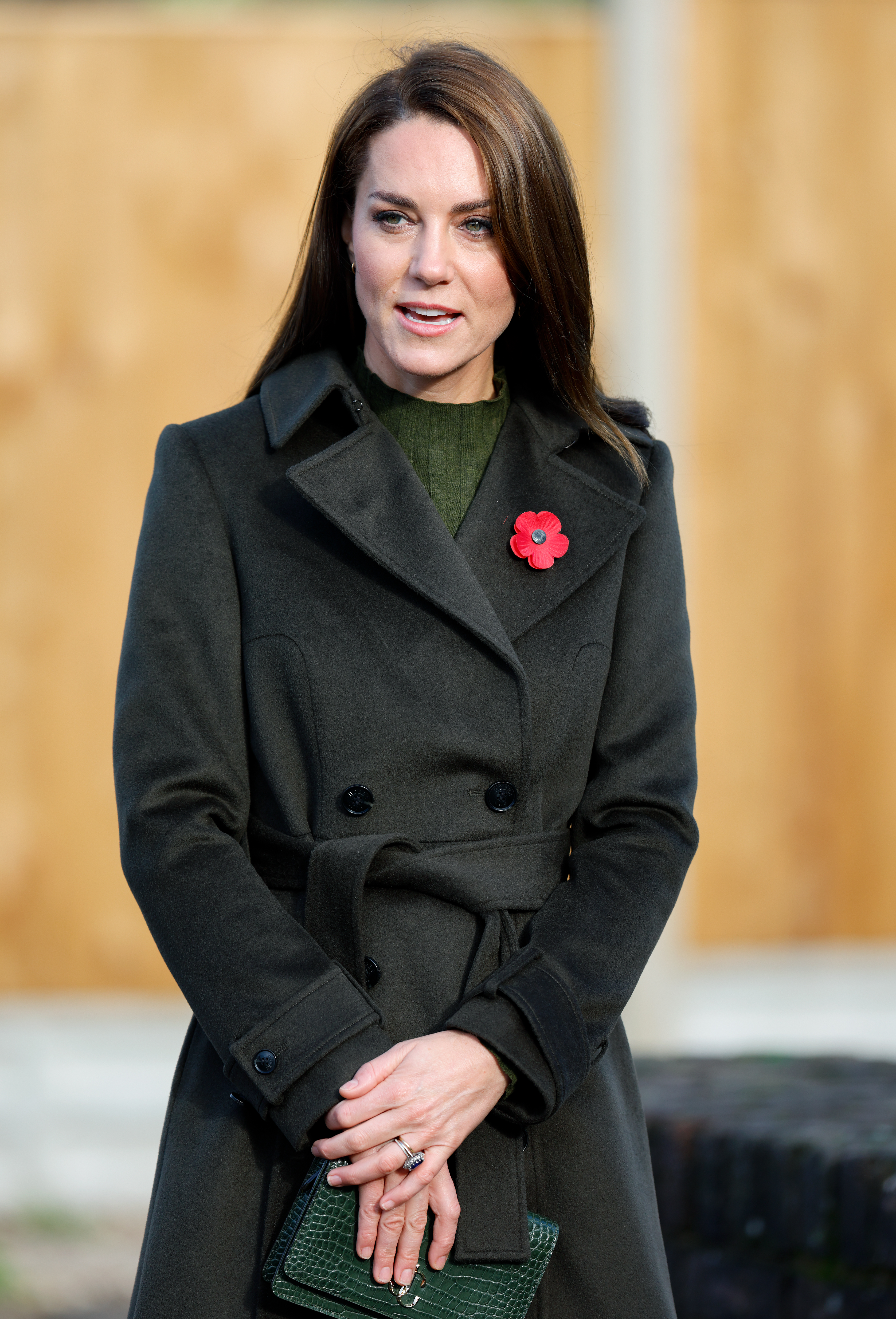 The Princess of Wales wears a poppy on November 9, 2022