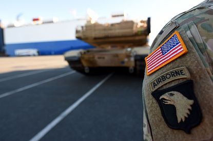 U.S. military gear arrives in Germany