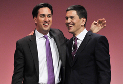 Ed and David Miliband - Labour Conference, World news, Marie Claire