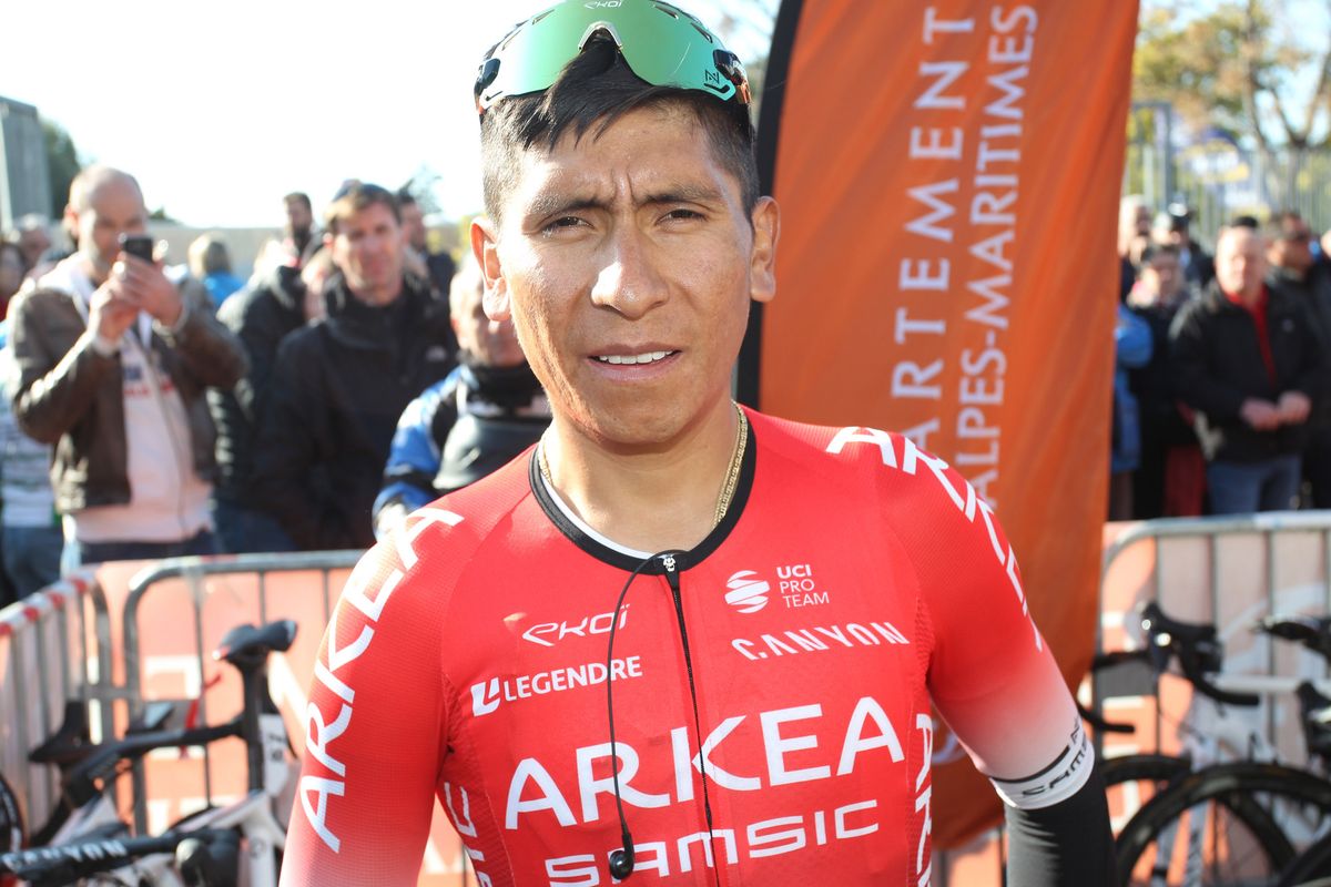 Tour Cycliste International du Var et des Alpes Maritimes 2020 - 52nd Edition - 1st stage Le Cannet - Grasse 186.8 km - 21/02/2020 - Nairo Quintana (COL - Team Arkea Samsic) - photo Etienne Garnier/BettiniPhotoÂ©2020