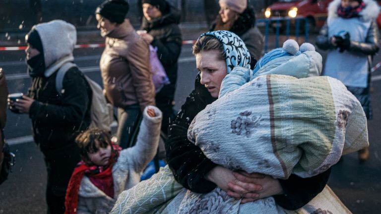 Should you volunteer in Poland? Ukrainian refugees fleeing over Polish border.
