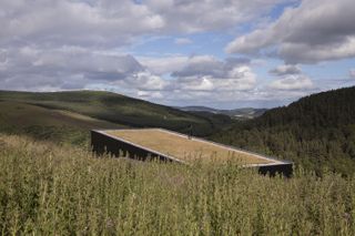 planted roof at Spyon Cop by Brown & Brown at Cairngorms, Scotland