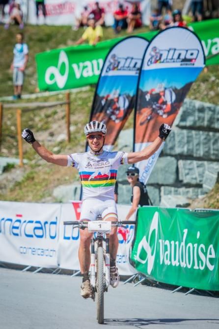 Nino Schurter (Scott Swisspower) wins the 2013 Swiss cross country championship
