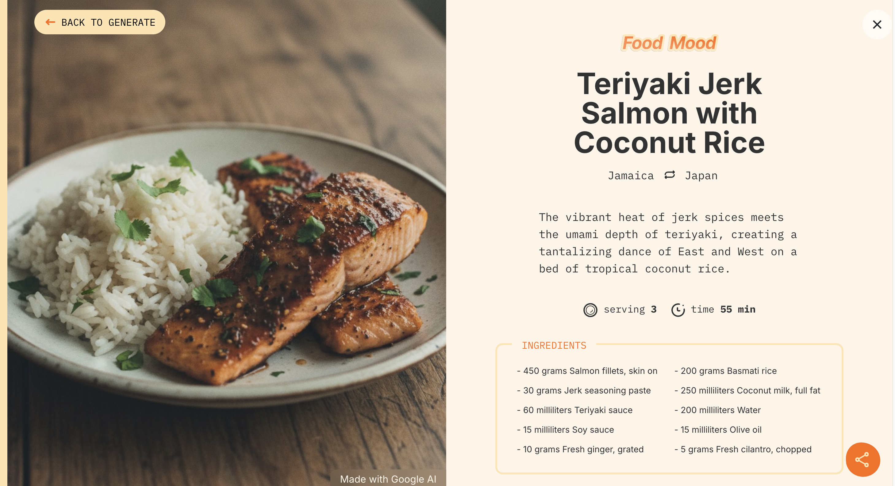 Google Labs Food Mood