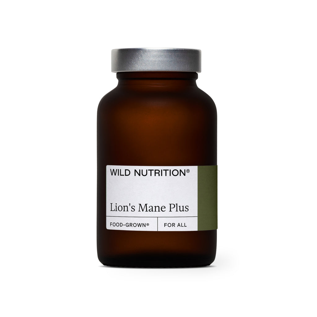 Lion's Mane Plus &amp;mdash; Refillable Glass Jar