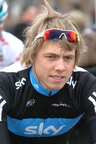 Edvald Boasson Hagen (Team Sky) may have had one eye on the following day's Gent-Wevelgem.