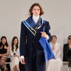 Celine runway scarves