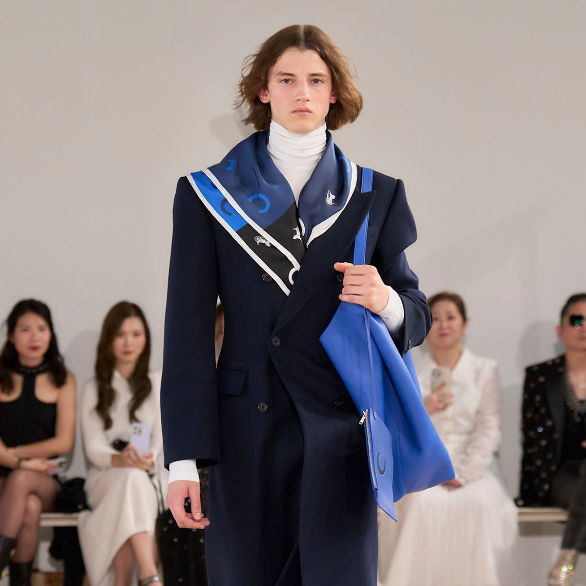 Celine runway scarves