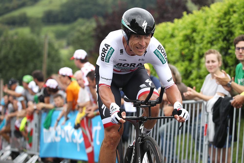 Maciej Bodnar of Poland and Team Bora Hansgrohe during the stage 20 time trial at the Tour de Fance