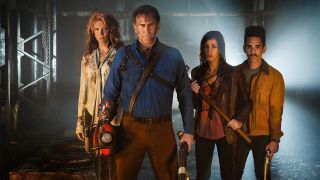Ash Ruby Kelly and Pablo in Ash Vs. Evil Dead