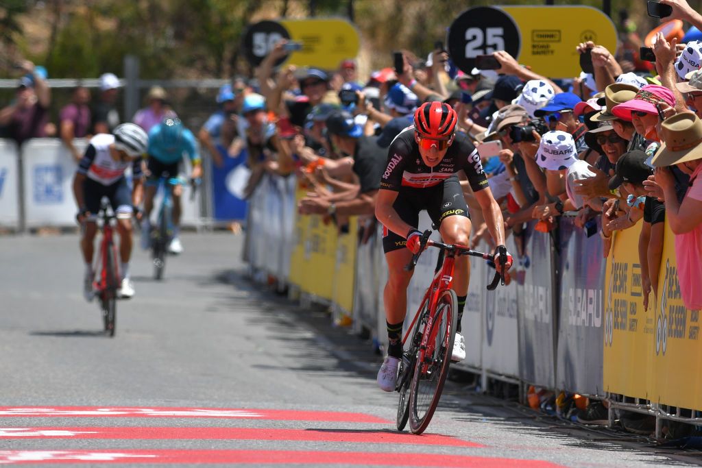 Matthew Holmes wins on Willunga Hill