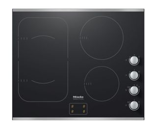 Miele KM6325-1 Induction Hob with 4 control buttons on the bottom right