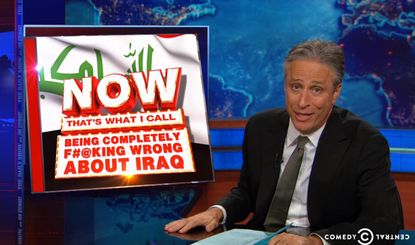 Jon Stewart pointedly asks why we should heed 'Johnny Rotten Judgment' McCain's advice on Iraq