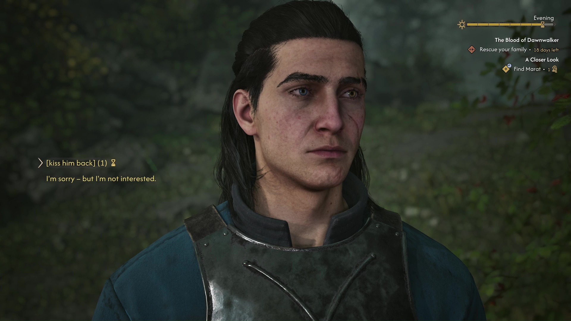 Choosing to romance Crake in The Blood of Dawnwalker