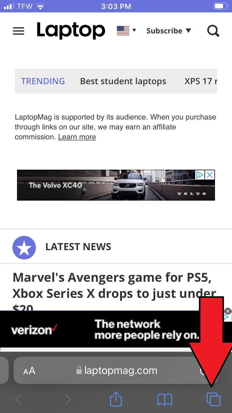 How to change Safari background on iPhone Laptop Mag