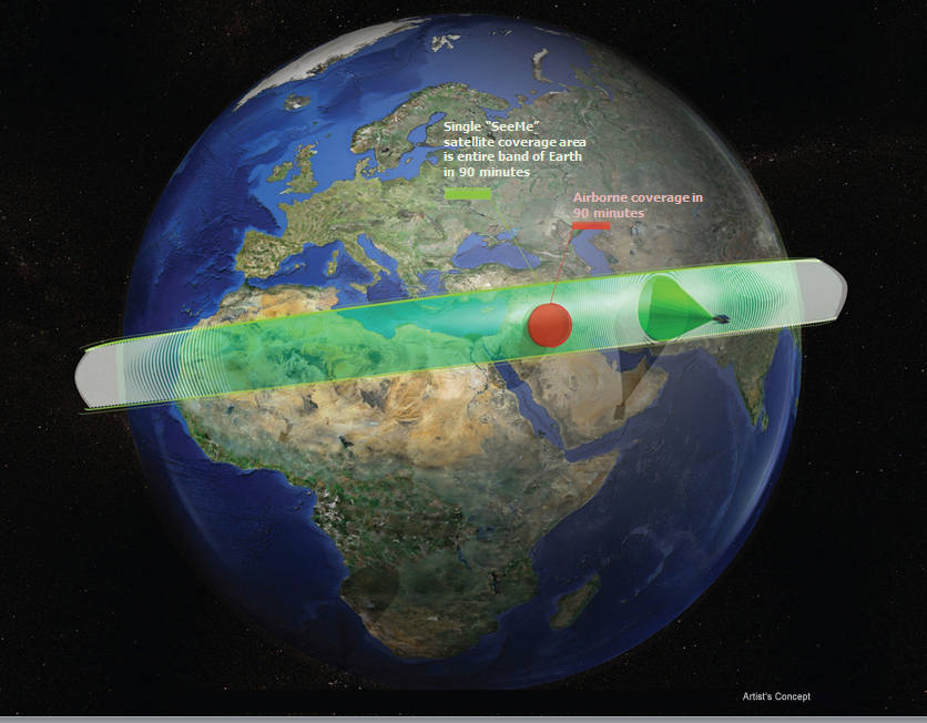 DARPA SeeMe Satellite Diagram