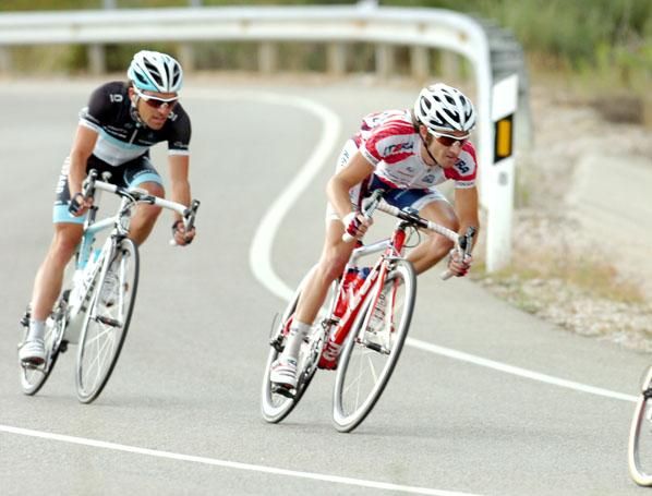 Dani Moreno (Katusha) had most to gain in the break.
