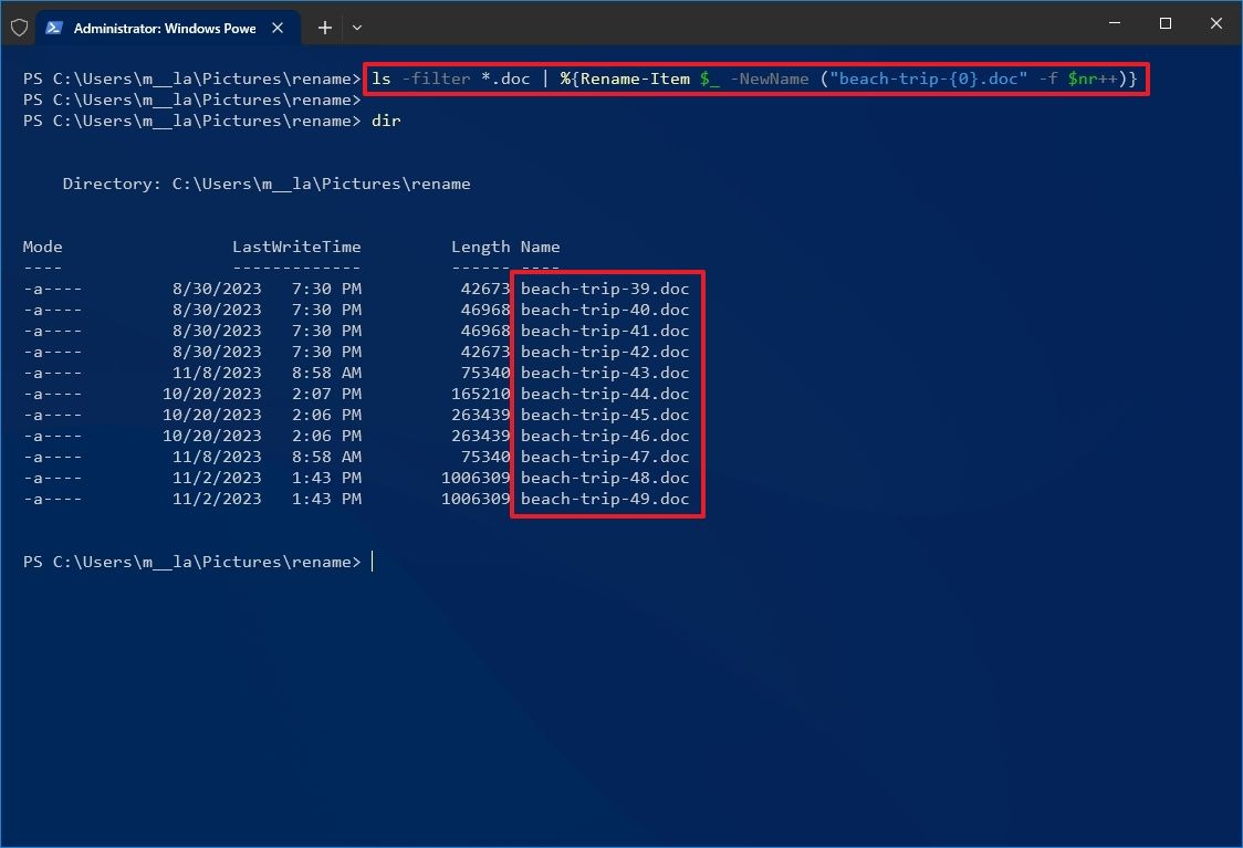 How to batch rename multiple files on Windows 10 | Windows Central