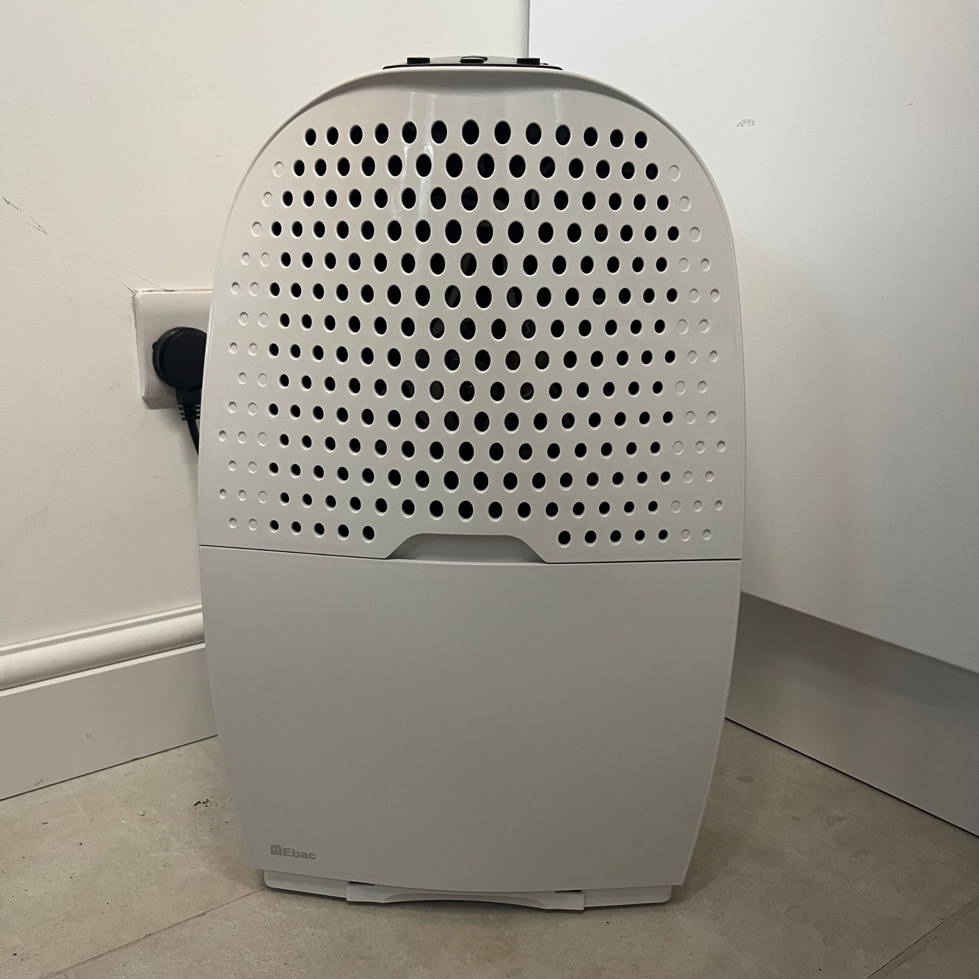 Ebac 4850 21 Litre Dehumidifier in utility room